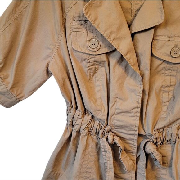 Lane Bryant Women's Camel Cargo Cinch Casual Jacket Size 14 - Picture 5 of 5